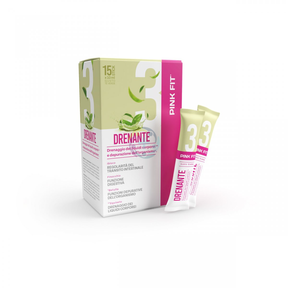 Proaction Pink Fit Drenante 15stick