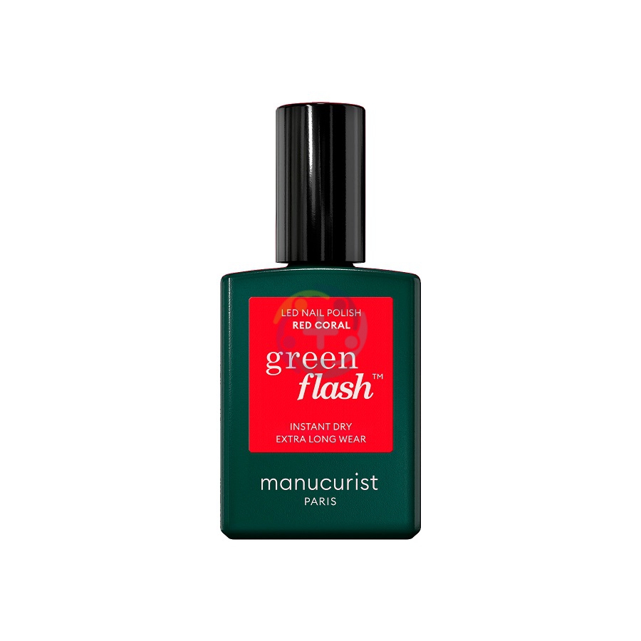 Luxury Lab Cosmetics Manucurist Green F Red Coral