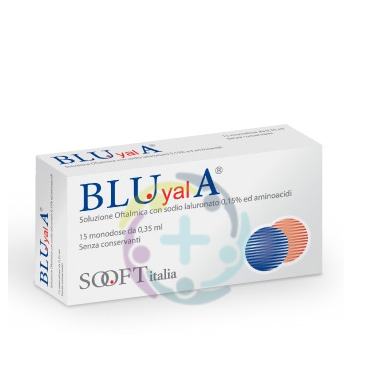 Sooft Italia Linea Salute degli Occhi Bluyal A Lacrime Collirio 15 Flaconcini