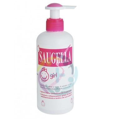 Saugella Linea Girl Ragazze Dermoliquido Detergente Intimo Delicato 200 ml