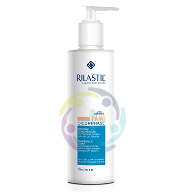 Rilastil Linea Sicurphase Pelli Sensibili Reattive Sapone di Marsiglia 400 ml