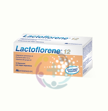 Lactoflorene Linea Fermenti Integratore di Fermenti Lattici 12 Flaconcini 10 ml