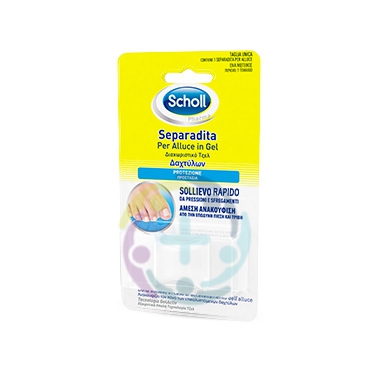 Scholl Linea Calli e Durezze Trattamento Dolore 1 Separadita Alluce in Gel