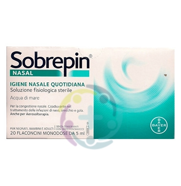 Sobrepin Nasini Linea Pulizia e Salute del Naso Nasal Soluzione 20 Fiale 5 ml