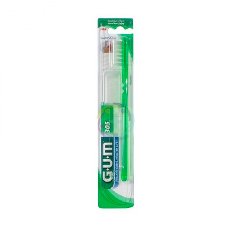 GUM Linea Igiene Dentale Quotidiana Classic 305 Spazzolino Duro Regular
