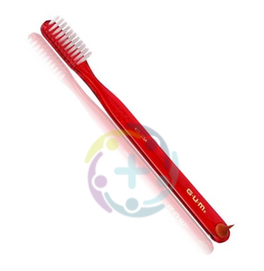 GUM Linea Igiene Dentale Quotidiana Classic 411 Spazzolino Morbido Regular