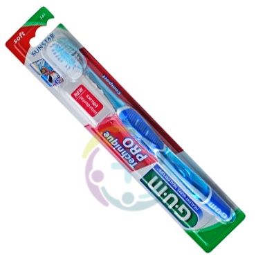GUM Linea Igiene Dentale Quotidiana Technique Pro 525 Spazzolino Morbido Compatt