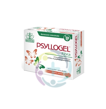 Nathura Linea Intestino Sano Psyllogel Fibra Integratore 20 Buste Arancia Rossa