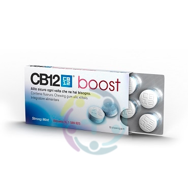 Omega Pharma CB12 Chewing Gum Senza Zucchero alla Menta 10 Chewing Gum