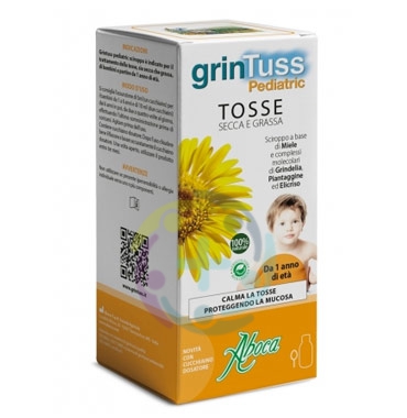 Aboca Linea Dispositivi Medici Grintuss Pediatric Sciroppo per la Tosse 180 g