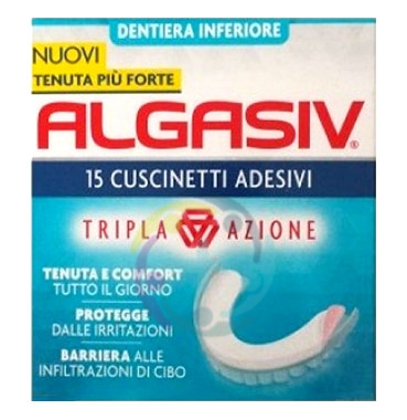 Combe Linea Protesi Dentali Algasiv 15 Cuscinetti Adesivi Protesi Inferiore