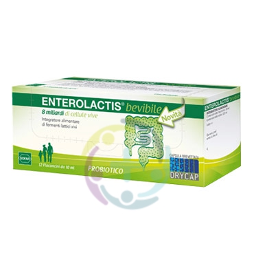 Sofar Linea Intestino Sano Enterolactis Integratore Fermenti Lattici 12 Fiale