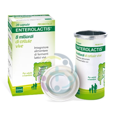 Sofar Linea Intestino Sano Enterolactis Integratore Fermenti Lattici 20 Capsule