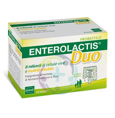 Sofar Linea Intestino Sano Enterolactis Duo Integratore Fermenti Lattici 20Buste