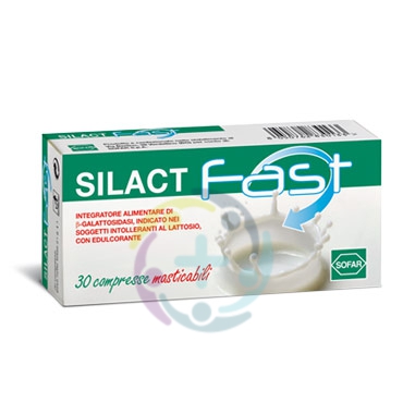 Sofar Linea Digestione Sana Silact Fast Integratore 30 Compresse Masticabili
