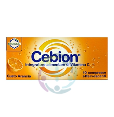 Cebion Linea Difese Immunitarie Vitamina C Integratore 10 Compresse Efferv Aranc