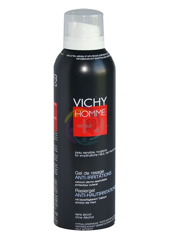 Vichy Linea Homme Gel da Barba Anti-Irritazioni Uomo Pelli Sensibili 200 ml
