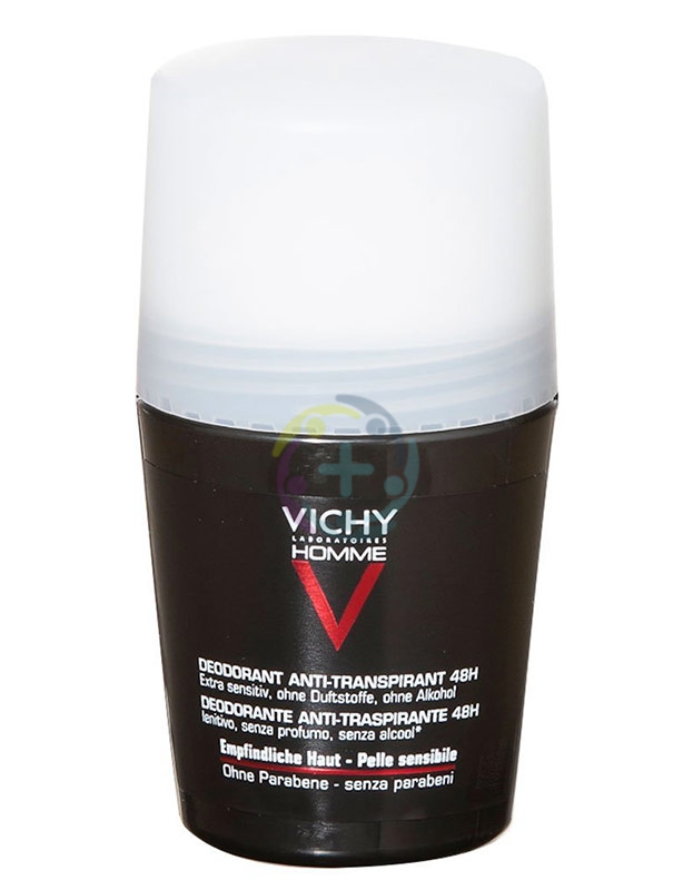 Vichy Linea Homme Deo Deodorante Uomo Roll-on 48h Pelle Sensibile 50 ml