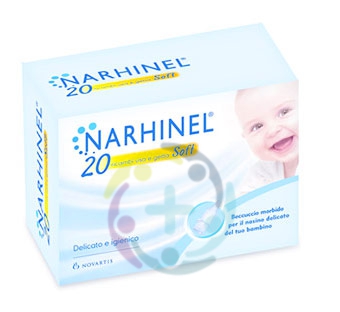 Narhinel Linea Pulizia Salute del Naso 20 Ricambi Soft per Aspiratore Nasale