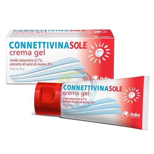 Fidia Linea Dispositivi Medici Connettivinasole Crema Gel Lenitiva Doposole 30 g