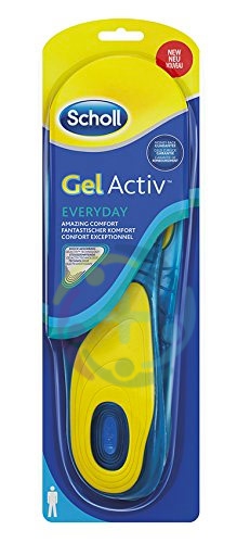 Scholl Linea Benessere dei Piedi Gel Activ Everyday 1 Paio di Solette Uomo
