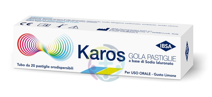 IBSA Linea Benessere Gola Karos Gola Integratore 20 Pastiglie Orodispersibili