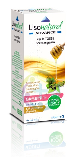 Sanofi Linea Diospositivi Medici Lisonatural Advance Bambini Tosse Mista 180 g