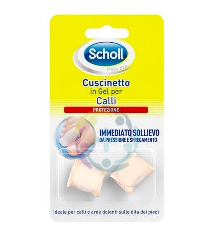 Scholl Linea Dispositivi Medici per Piedi 2 Morbidi Cuscinetti in Gel per Calli