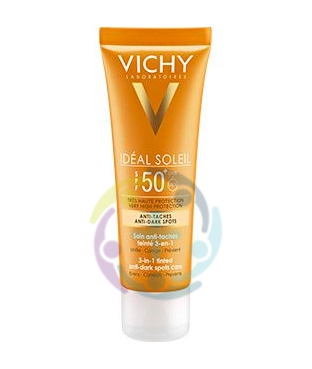 Vichy Linea Ideal Soleil SPF50+ Protezione Anti-Macchie 3 in 1 Colorata 50 ml