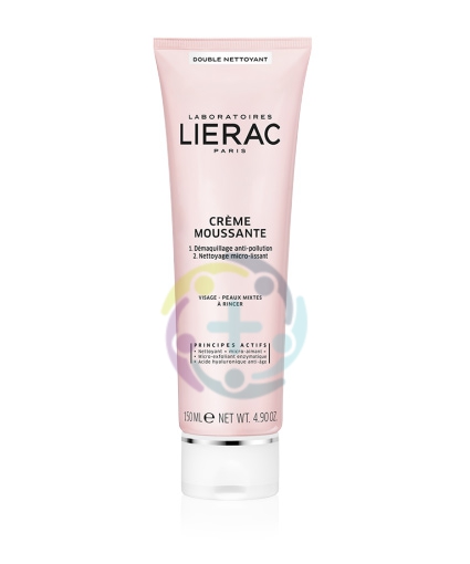 Lierac Linea Double Nettoyant Creme Moussante Struccante Detergente 150 ml