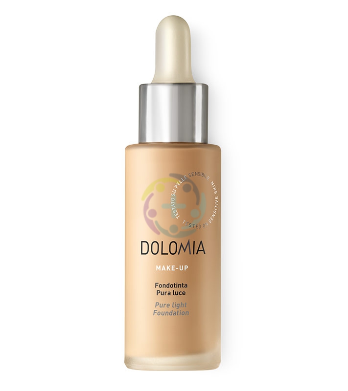 Dolomia Linea Trucco Viso Fondotinta Pura Luce Uniformante Levigante Perla