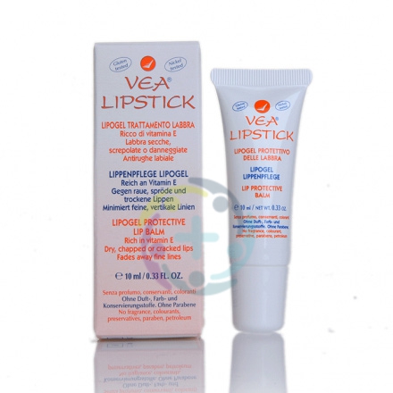 VEA Linea Pelli Sensibili Lipogel Lipstick Labbra Lenitivo Protettivo 10 ml