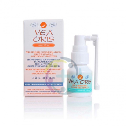 VEA Linea Pelli Sensibili Oris Spray Protettivo Antiossidante Mucosa Orale 20 ml