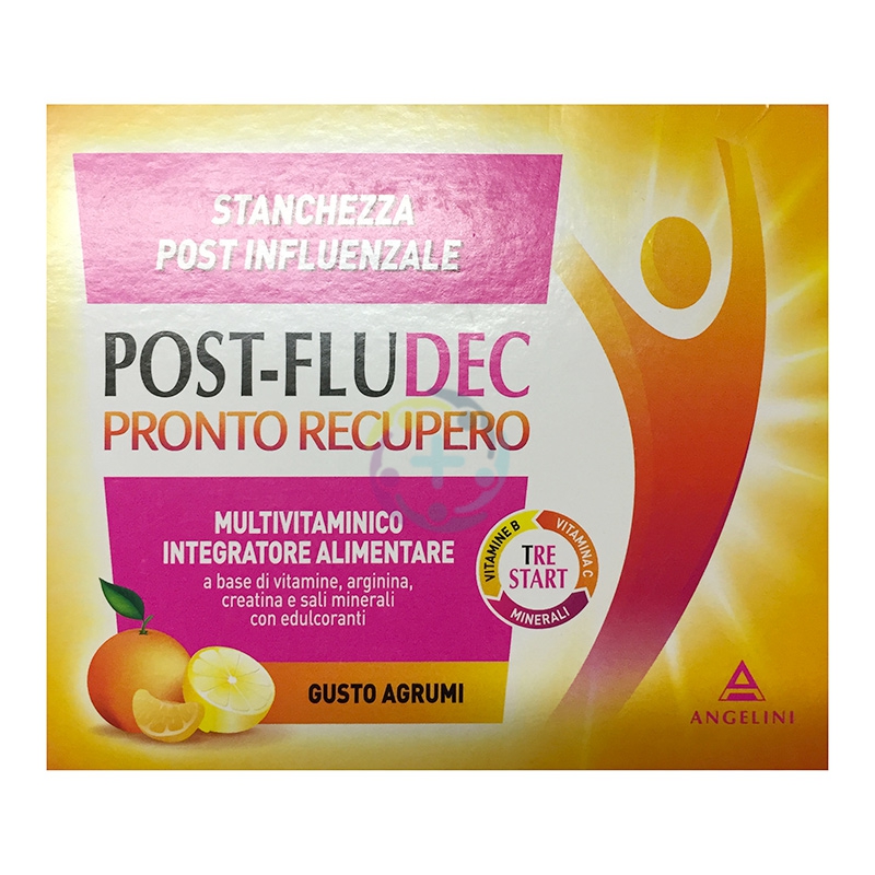 Angelini Linea Vitamine e Minerali Post-Flu Dec Integratore Alimentare 12 Buste