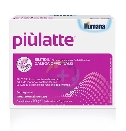 Humana Linea Gravidanza e Allattamento Pi Latte Integratore Alimentare 14 Buste