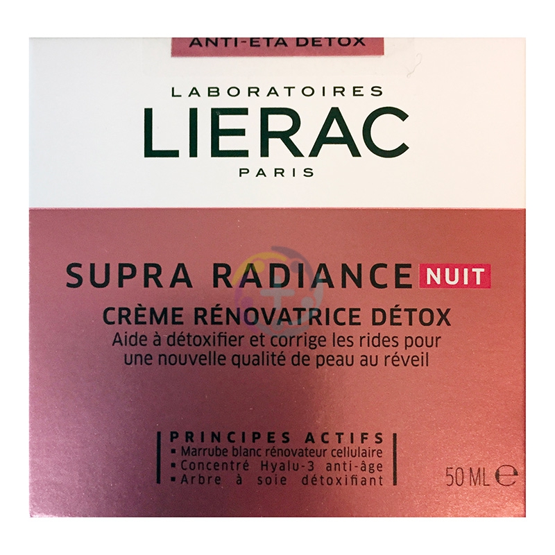 Lierac Linea Supra Radiance Crema Notte Anti-Ox Anti-Et Rimpolpante 50 ml