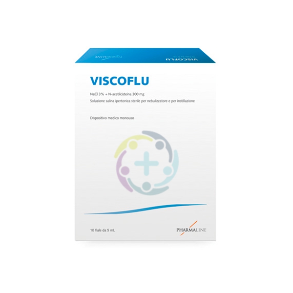 PharmaLine Linea Dispositivi Medici Viscoflu Soluzione per Aerosol 10 Fiale 5 ml