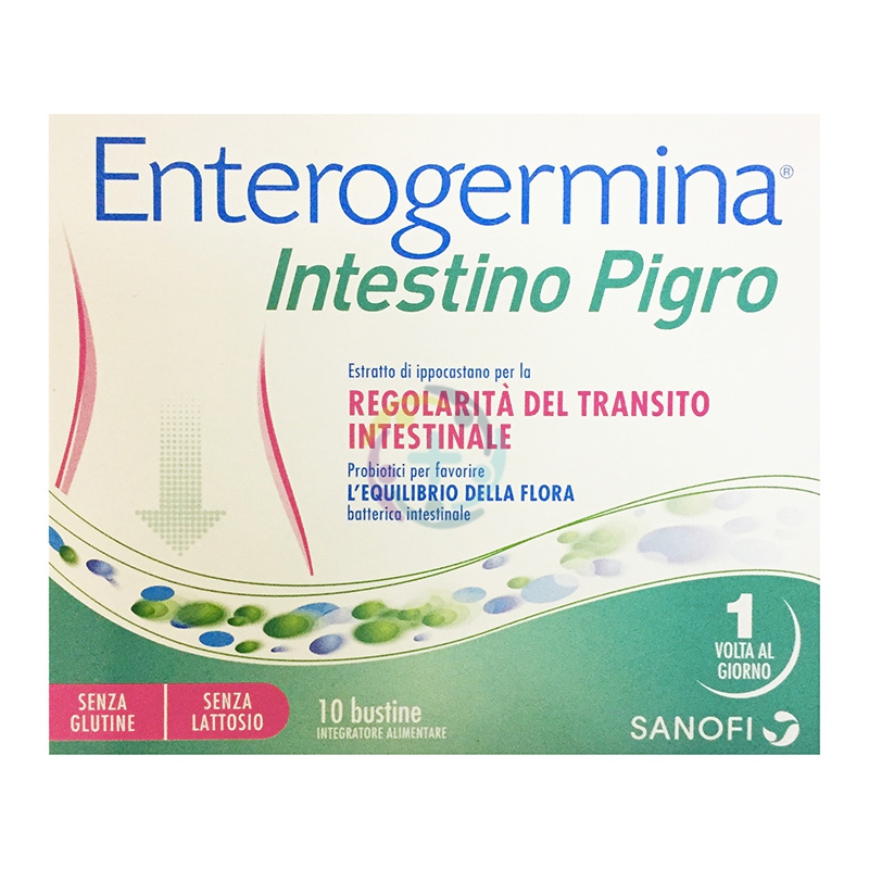 Sanofi Aventis Linea Intestino Enterogermina Intestino Pigro Integratore 10Buste