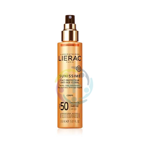 Lierac Linea Sole Sunissime SPF50 Latte Energizzante Anti-Age Global Corpo 150ml
