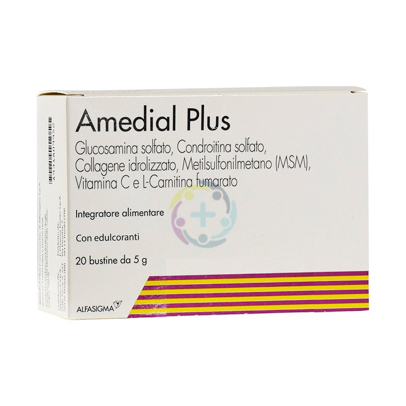 Alfasigma Linea Articolazioni Amedial Plus Glucosamina Collagene 20 Buste