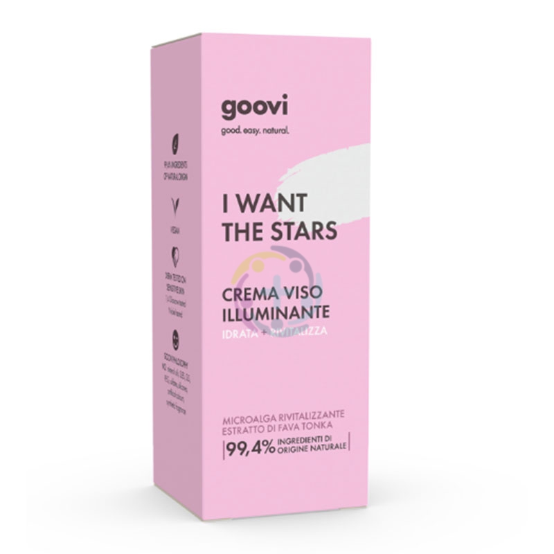 Goovi Linea Cosmetici Naturali Crema Viso Illuminante I Want The Stars