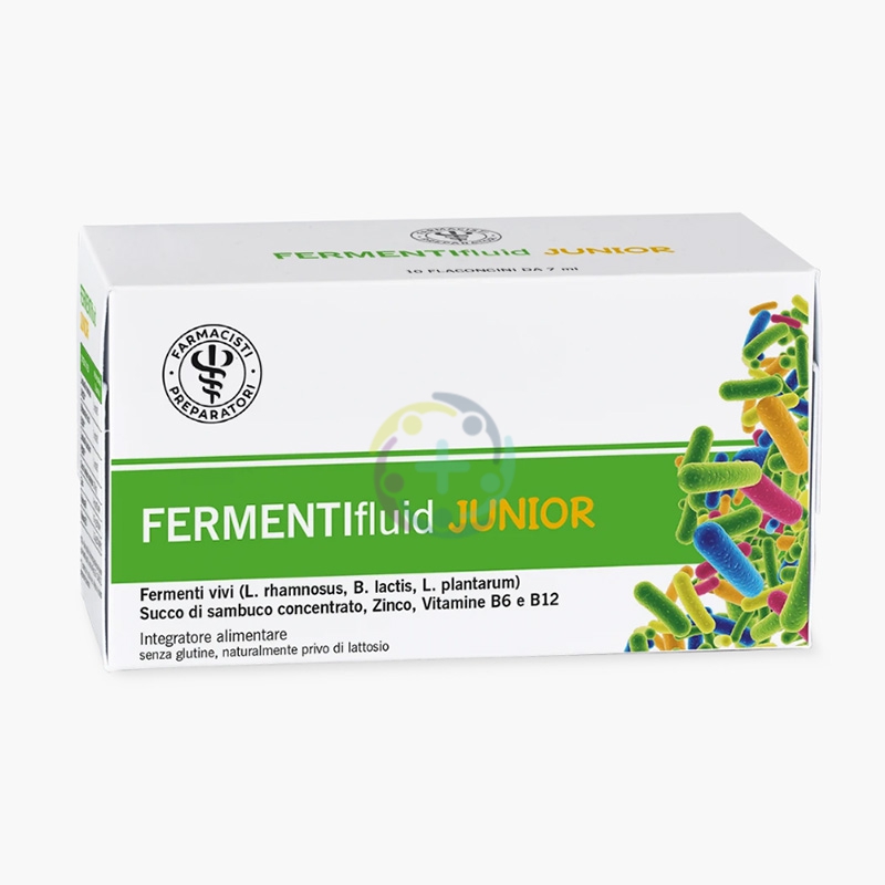 Unifarco Linea Farmacisti Preparatori Fermenti Fluid Junior 10 Flaconcini